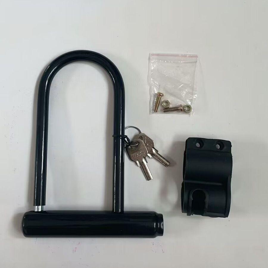 Multi-use Anti-Theft U-Lock for Bicycles, Motorcycles, and Electric Vehicles with Bracket