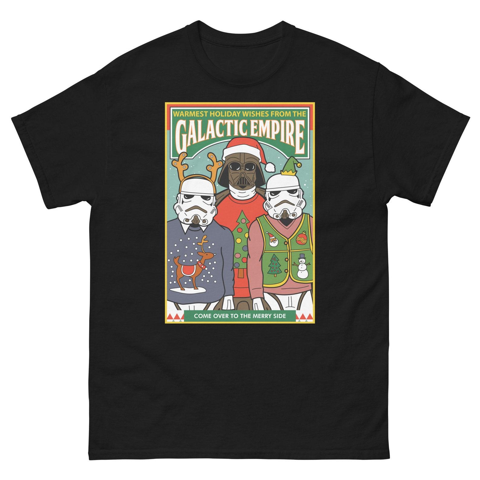 Star Wars Holiday Card Unisex T-Shirt, Star Wars Shirt, Men s & Women s Shirt 3XL