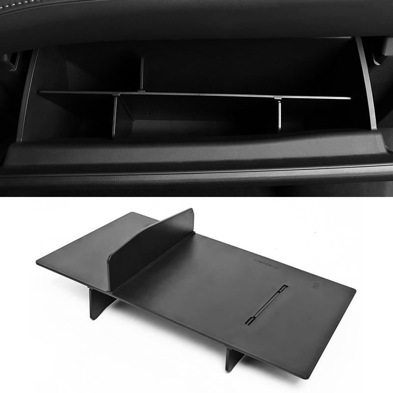 

For Toyota Highlander XU70 2024 ABS Car Center Co-pilot Glove Box Interval Storage Partition Organizer Tray Left-hand drive чёрный