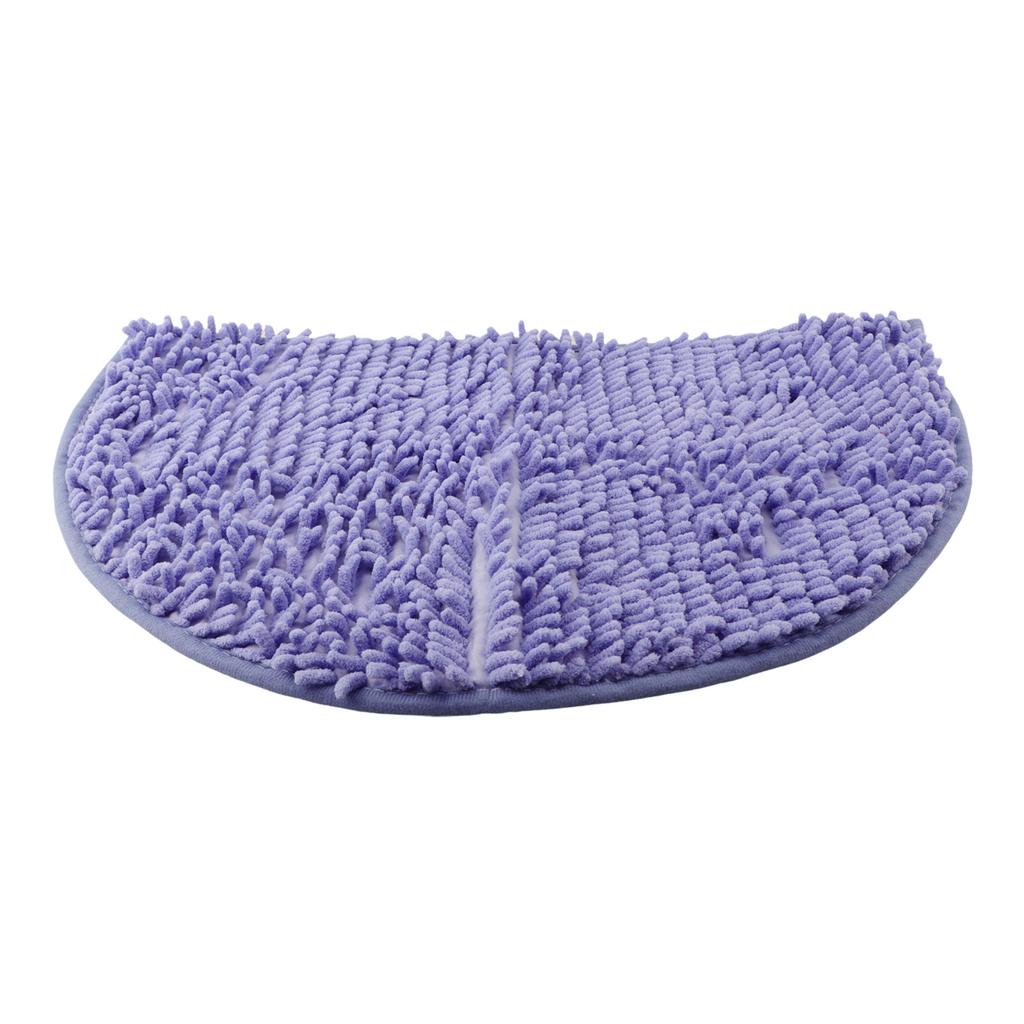 Teppich Bodenmatte Halbrund Teppich Esszimmer Badezimmer Halbkreisförmig Shaggy 40*60cm Saugfähig Rutschfest Für Dusche