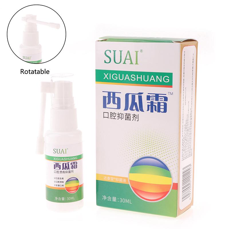 

30 мл Спрей от боли в горле Арбузный лед Облегчение боли в горле и язв во рту Антибактериальный Уход за здоровьем полости рта