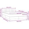 Box Spring Bed with Mattress Dark Green 160x220 cm Velvet