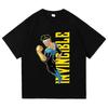 Unbesiegbares Cartoon Grafik T-Shirt Mode Lustig Herren/Damen Kleidung Sweatshirt Retro Vintage Sommer Oberteile Baumwolle Harajuku T-Shirt