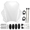 Universal Motorcycle Windscreen Adjustable Windscreen For Motorcycle with 22MM/2