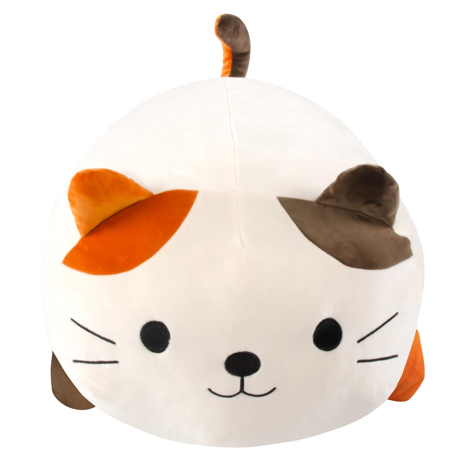 

JEMA Gemma Marshmallow Cat Body Soft and Fluffy Plush Perfect as a 40cm Pillow, Toy, Gift, White,