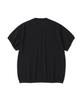 KNITTED Shellon Cooling Single Crop Henley Neck Knit Black