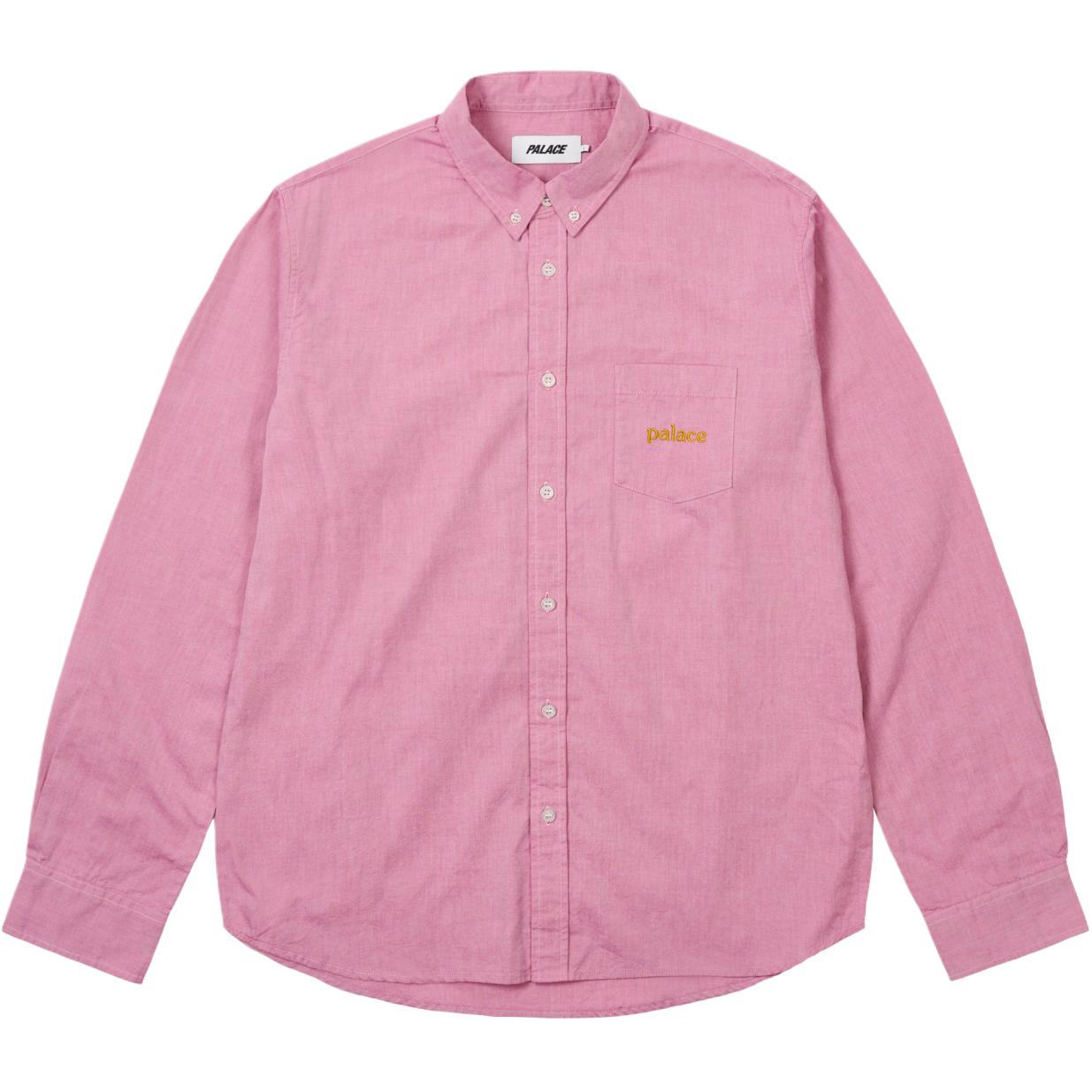 

Palace Oxford Shirt Burgundy Unisex Tops Red P28SHT027 S