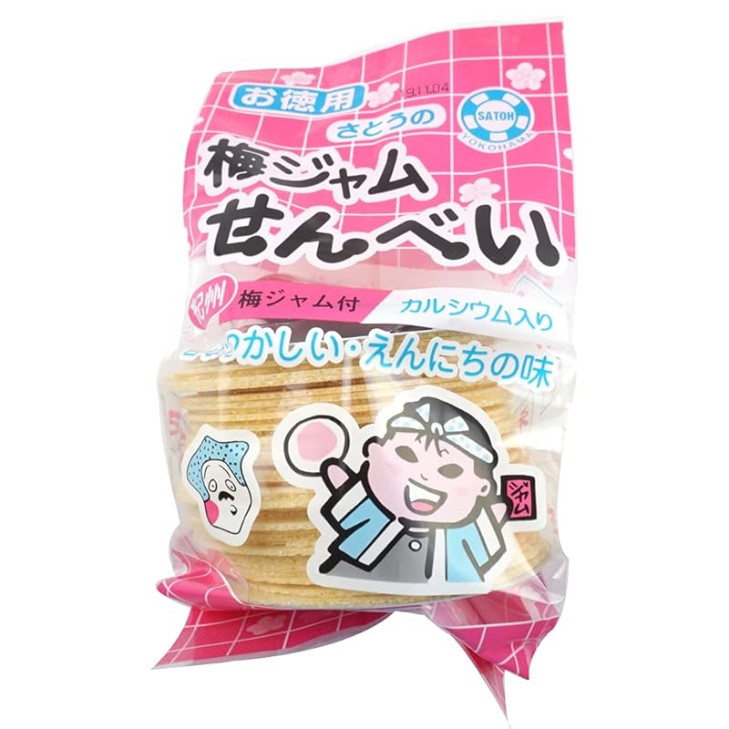 

Sato confectionery Value plum jam rice crackers 40+24g×12