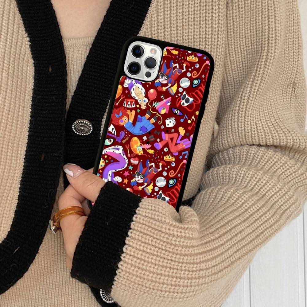 

Смішний A-Amazing D-Digital C-Circus Чохол для телефону Для IPhone 16 E 16 15 14 Plus 17 13 12 11 Pro Max TPU+PC Ударостійкий Чохол iPhone 15pro max