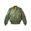 Alpha Industries Flight Bomber US Size 2X Green Men's MA-1 Jacket, Plus,