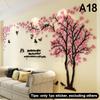 3D Acrylic Tree Wall Stickers Self-Adhesive Home Background Wall Wall Decal Wall Stickers Home Decoration, Bedroom Wallpaper