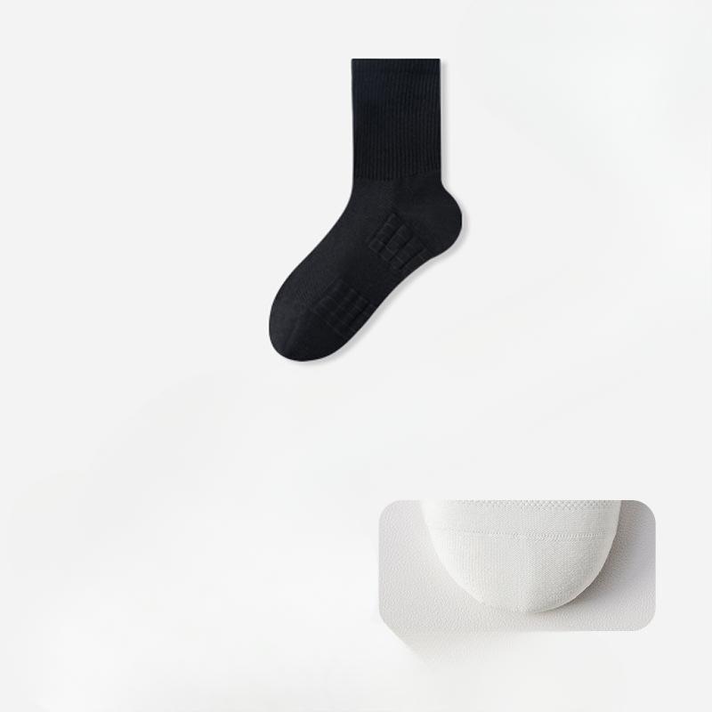 

Women s Summer Thin Mesh Anti Bacterial Deodorant Sweat Absorption Sports Running Shock Absorption Socks 1 pair чорний