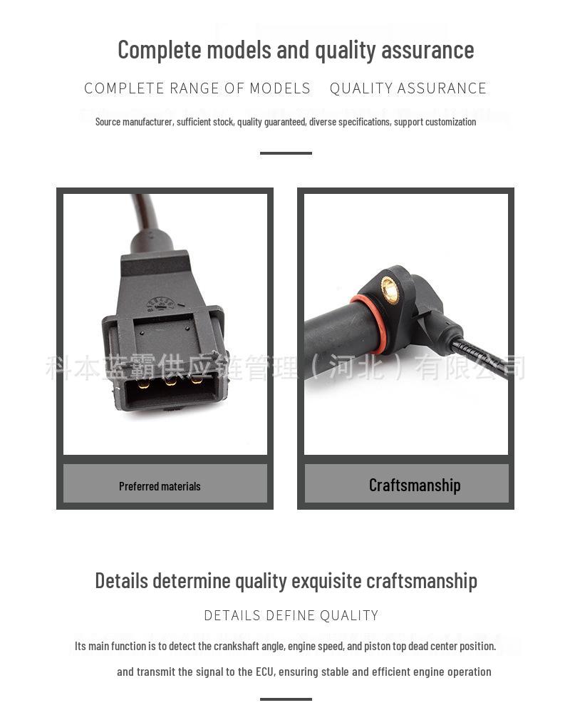 Engine Crankshaft Position Sensor for Great Wall Haval (Model 3612200A-E06) Accessories