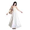 Suspender Adjustable Jacquard Suspender Dress Femininity Retro Premium Sense Holiday Waist Skinny Long Skirt Trend