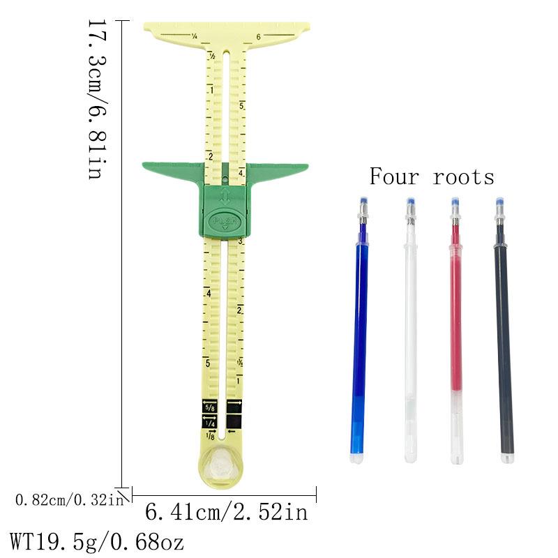 Fünf-in-Eins-Multifunktions-Patchworklineal: Originales Schneiderwerkzeug ST-A23/ST-24.