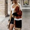 Women's Sweater, Color-Block for Fall and Winter