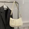 Texture niche simple shoulder armpit bag women's bag trendy versatile women's versatile crescent bag