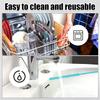 Cleaner Brush Set, 9.45 Inch Silicone Straw Brush with Cup Lid Brush Reusable Water Bottle Straw Cleaner Pipe Cleaners Crevice Brush Kitchen Cleaning