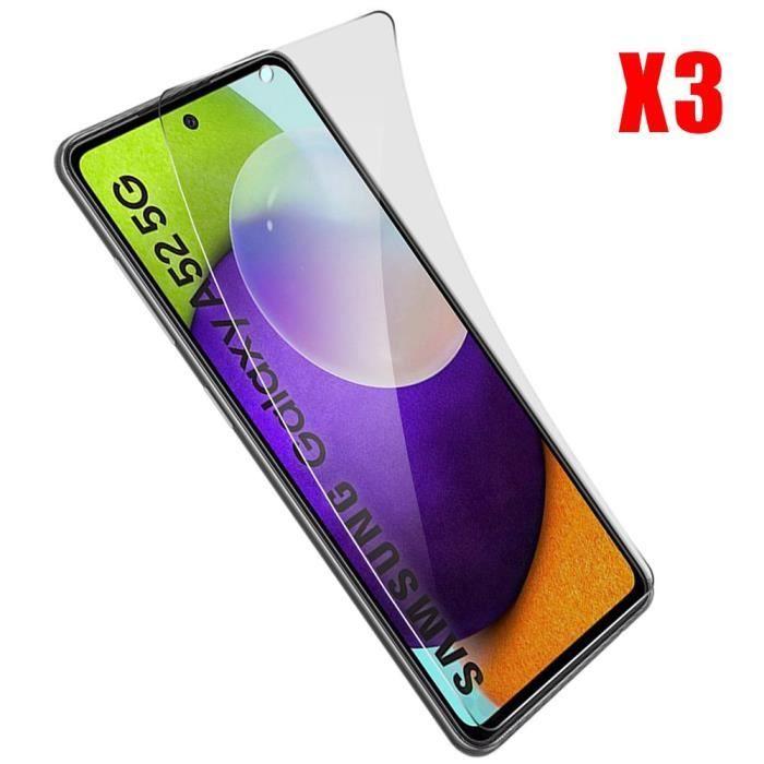 Film for Samsung A52 5G (6.5 ") Pack of 3 High-Resistance Screen Protectors