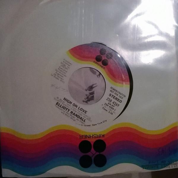 

7inch Record ELLIOTT RANDALL - High On Love ZS84269 Kirshner 1977 US Soul/Funk Used