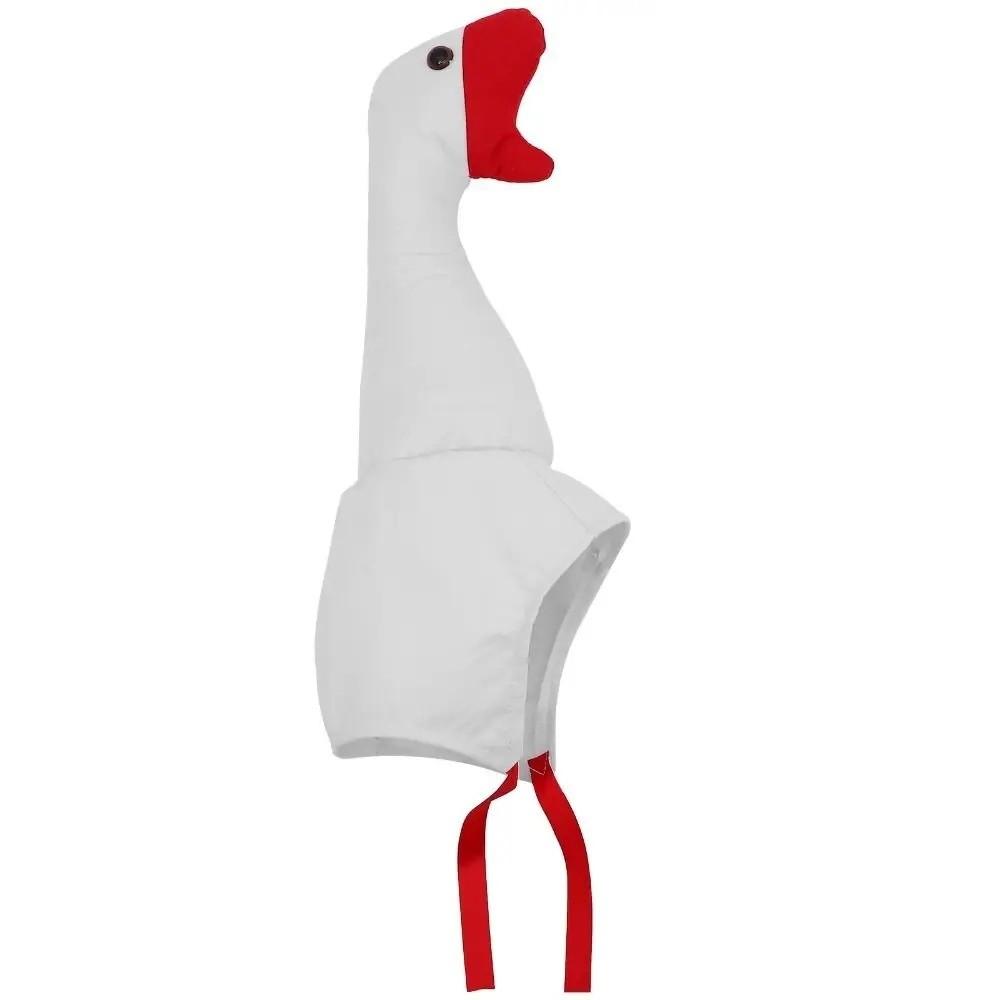 Nastavitelný design Kreslený klobouk husy Bílá/Růžová barva Cosplay kostýmový klobouk Cosplay událost