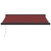 Manual Awning Burgundy Red 350 X 250 Cm
