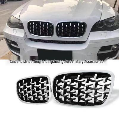 Passar 08-13 BMW X5 E70/X6 E71: Modifierat Nätfrontgrill Radiatorskydd