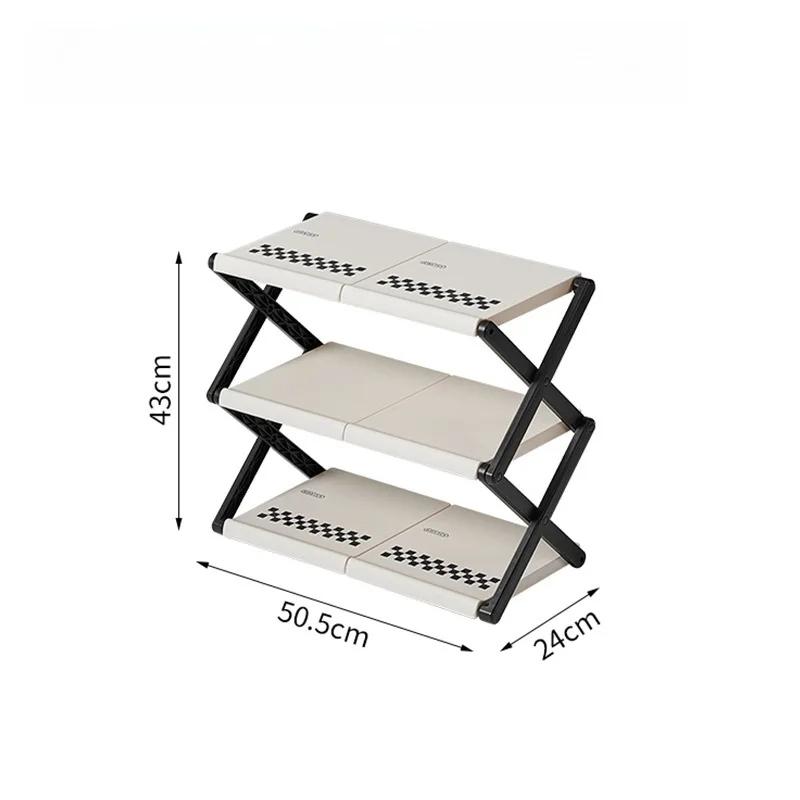 

Складная полка для обуви, многоуровневая, простая, экономящая место, органайзер, полка, полки для хранения обуви для входной двери, вешалка для обуви