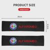 Car Stickers For Alfa Romeo 1/2pc Car Safety Belt Cover Adjustable Seat Belt Cover for Alfa Romeo Spider Giulia Giulietta 147 15