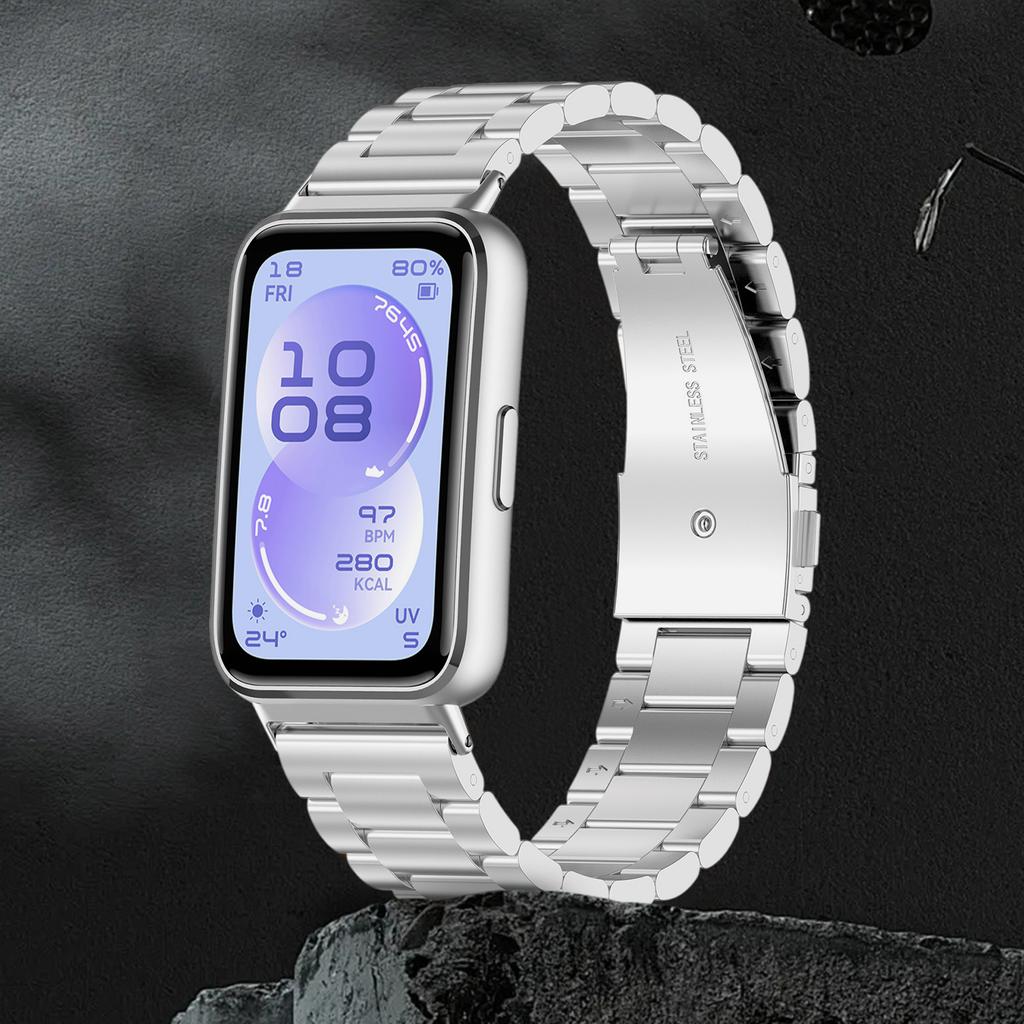 New Stainlss Steel Strap For Huawei Band 11/11Pro Women MenMetal Watch Bracelet For Huawei Band 8/9/10 Replacement Strap
