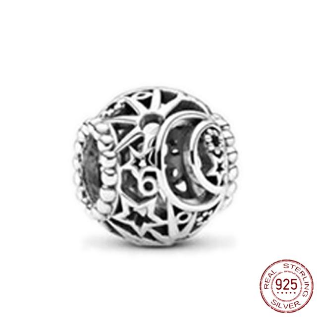 

Стерлингового серебра 925 пробы, подвеска в виде цветка яблока, модные семейные бусины, подходят для оригинального браслета-подвески, женские украшения, подарок «сделай сам»