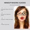 Foldable Glasses For Makeup Reading With High Clear AC Lens And PC Frame Perfect For Home Office Travel Everyday Use