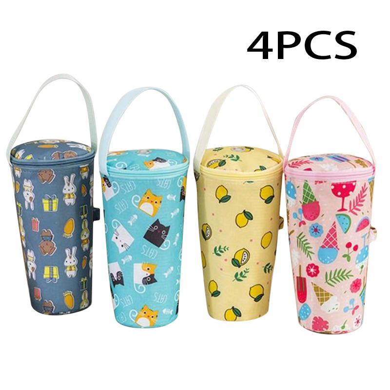 Water Bottle Tote Bag Universal Pouch Heat Preservation Insulated Cooler Bag Water Bottle Cove Outdoor Traveling Camping Hiking