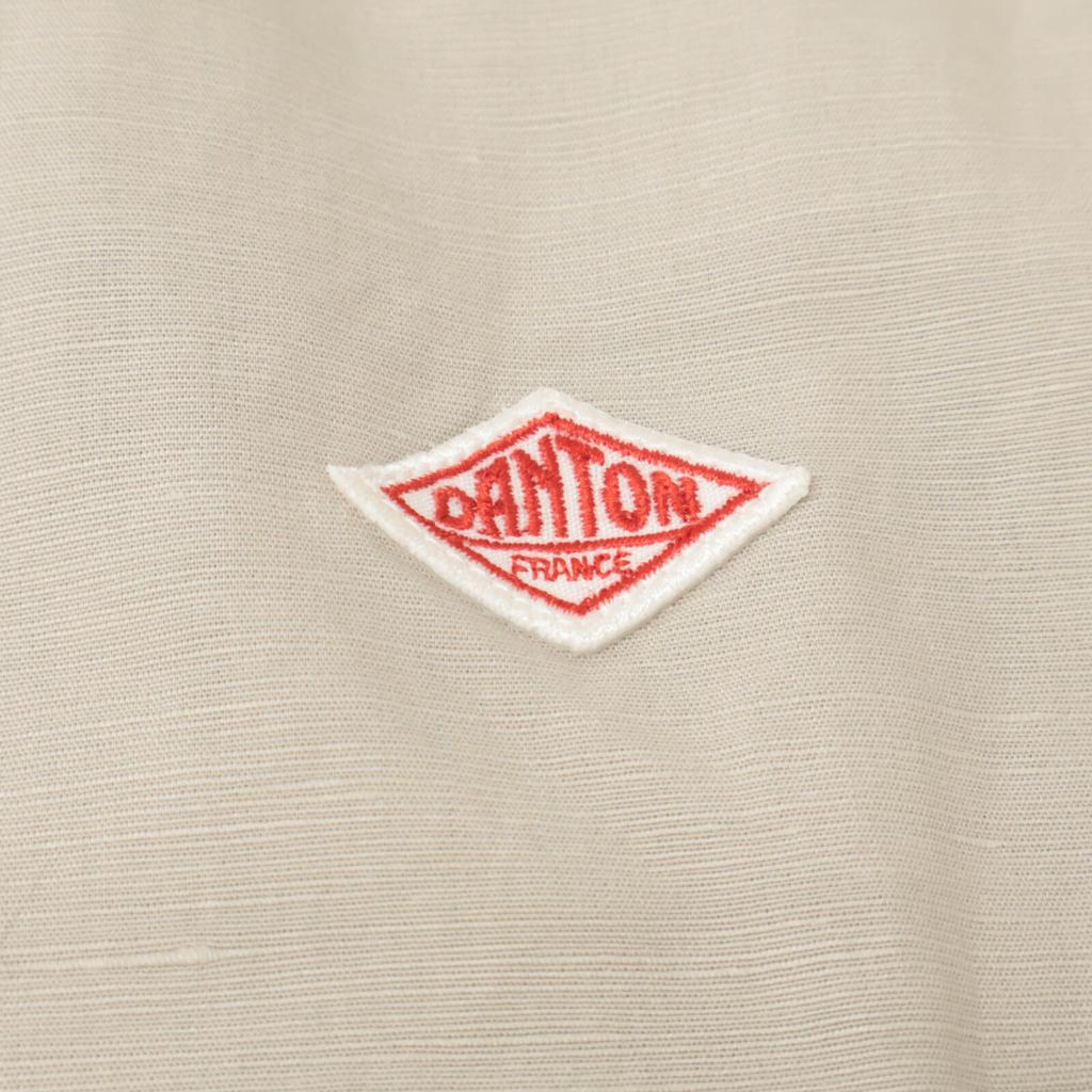 DANTON DT-B0347 Beige Cotton Linen Slave Sleeveless Dress dress 36 beigeUsed