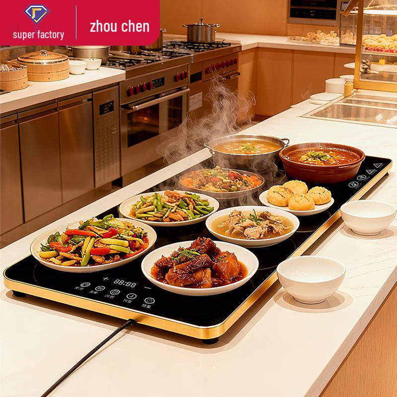 Smart Hotel Multifunctional Warming Plate: Constant Temperature Dining Table Heating Pad for Food and Beverage.