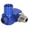 4 Stück 1/4 Zoll NPT Schwenkbarer Luftanschluss Schlauchverbinder 360° Drehbarer Pneumatikwerkzeugadapter 150 PSI