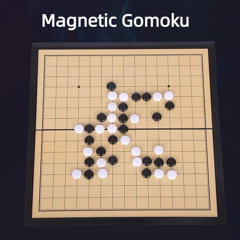 S/M/L/XL Gomoku Game Set Foldable Chessboard Strategy Game Foldable Board Game Set  Tabletop Game