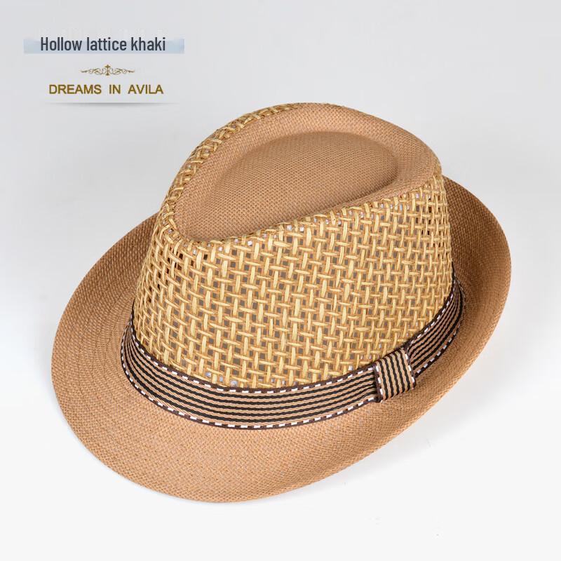 Мужская дышащая летняя шляпа-федора от солнца JIAOXIU