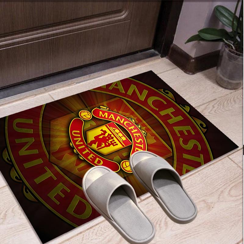 Tappeto con Fantasia Manchester United F.C., Tappetino da Interno/Esterno, per Picnic, Sala Giochi, Camera da Letto, Ufficio, Soggiorno, Tappeto Decorativo per la Casa, Regalo di Compleanno