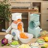 Multifunctional Hand-Cranked Vegetable Slicer and Shredder