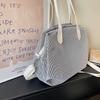 Women's Large Underarm Bag Striped Shoulder Tote Bag