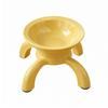 Cat Bowls with Stand Shallow Raised Bowl Glossy for Floors, Cats, Small Pets