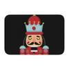 Nutcracker Doll Floor Door Kitchen Bath Mats Anti-Slip Indoor Christmas Soldier Toy Doormat Garage Entrance Rug Carpet Footpad