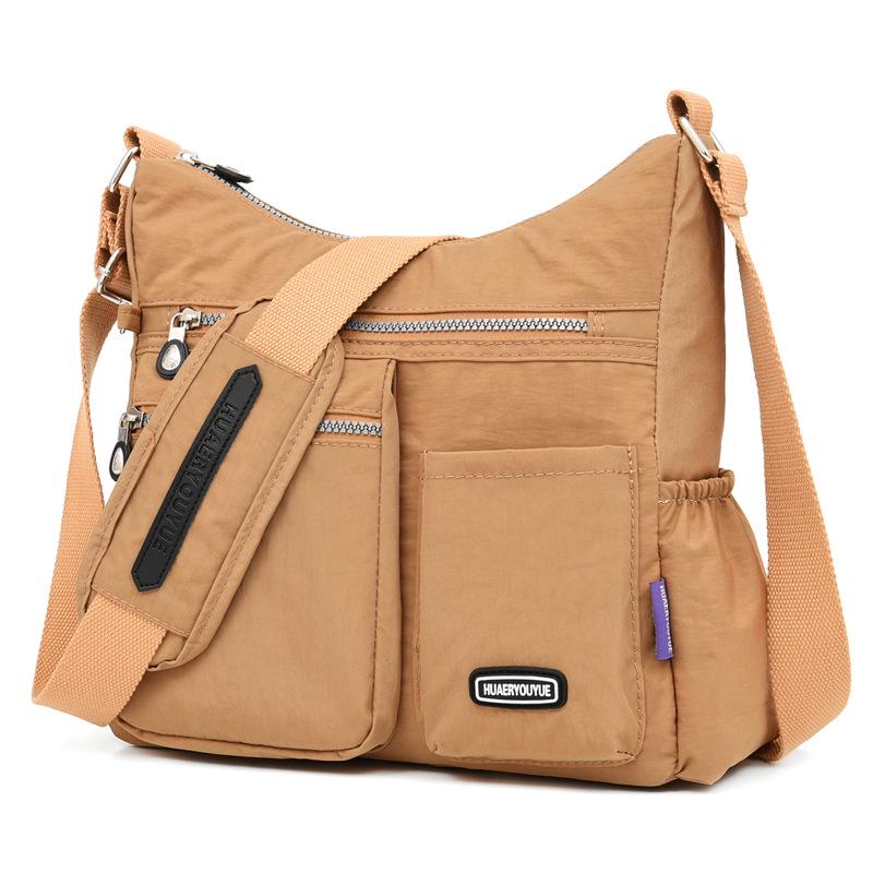 Stylish Water-Repellent Nylon Canvas Crossbody Bag for Women