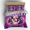 K-Pop Themed Bedding Set in Purple Bedding set (1 duvet cover, 2 pillowcases, duvet not included)