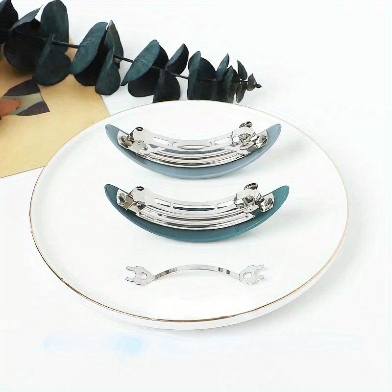 Solid Color Hair Clips Hair Barrettes Strong Hold Vintage Hair Clips Cute Hair Styling Clips Metal Hair Clasps Accessories For Women