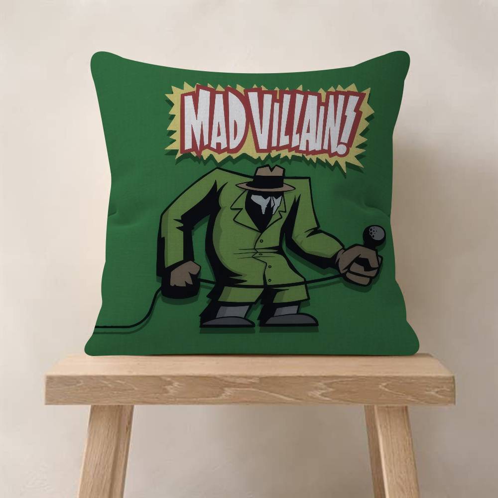 Rapper MMF cool DDoom Madlib Pillowcase toon Gift Cushion Cover Bedroom Home Sofa Chair Seat Decor pillow case
