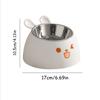 Cute Rabbit Ear Elevated Cat Bowl - Stainless Steel Dog & Cat Food/Water Bowl, Anti-Slip Pet Feeding Dish,