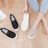 Flat Shoes 2025 Spring and Summer New Women's Flat Canvas Casual Fashion Student High Heels Soft Sole Ethnic Style