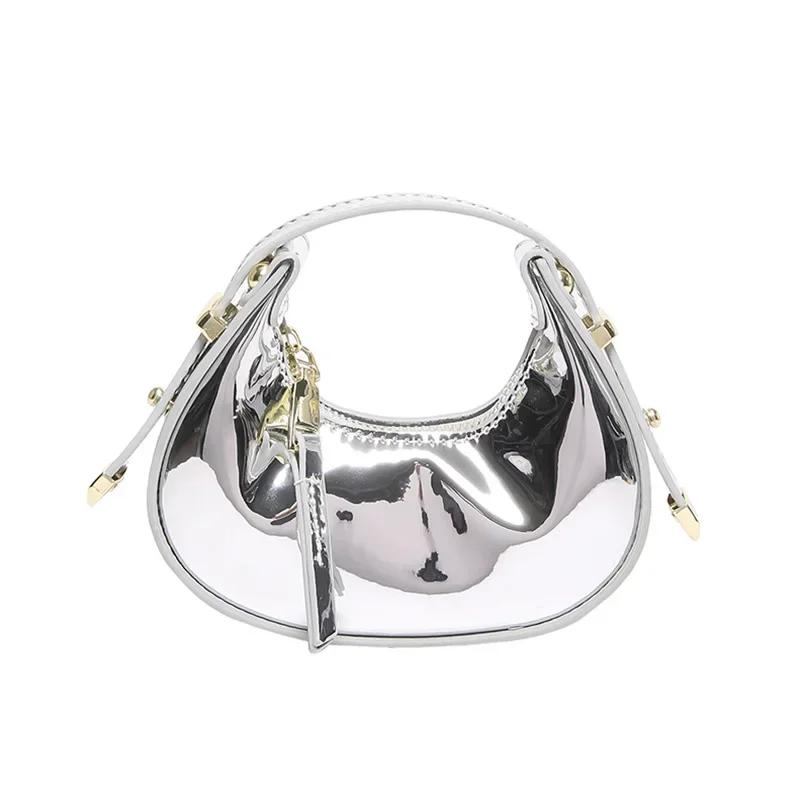

Shiny Patent Leather Handbag for Women Luxury Designer Phone Purse Ladies Lipstick Bags Fashion Kids Bags Hobo Bag Mini Tote Bag mini